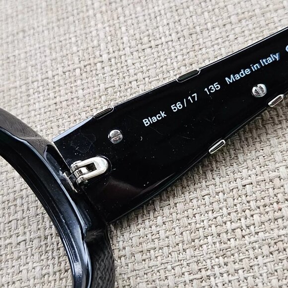 Kirkland Signature Women Glasses/Sunglasses Frame Muscat Black Eyeglasses Italy - Picture 10 of 11